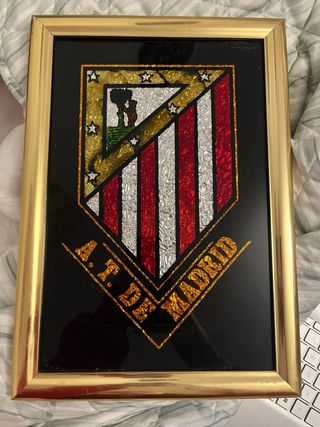 Cuadro Atlético de Madrid Hecho a Mano