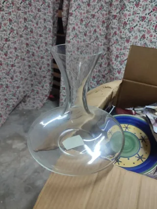 Decantador de vino de cristal
