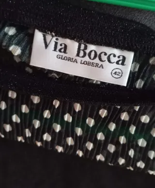 Blusa Via Bocca Gloria Lovera lunares