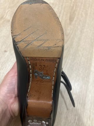 Zapatos Flamenco Roberto Garrudo Negros