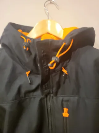 Giubbotto da escursionismo Superdry donna nero/arancio