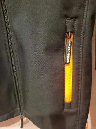 Giubbotto da escursionismo Superdry donna nero/arancio
