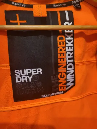 Giubbotto da escursionismo Superdry donna nero/arancio