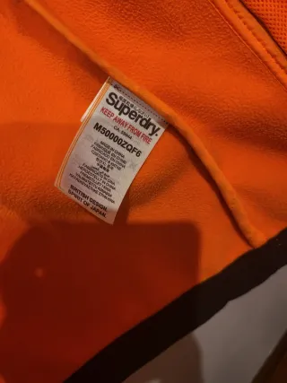 Giubbotto da escursionismo Superdry donna nero/arancio