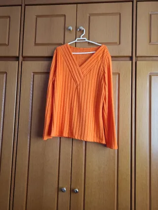 Jersey naranja mujer talla única