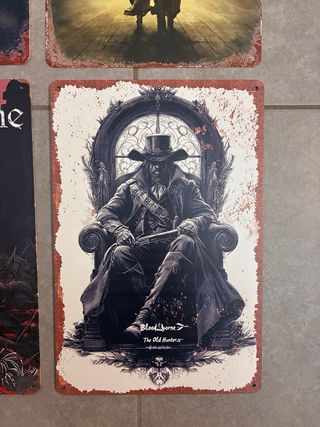 Bloodborne mega bundle 4x poster alluminio