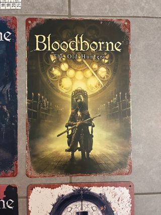 Bloodborne mega bundle 4x poster alluminio