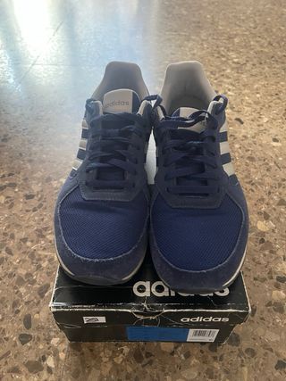 Zapatillas Adidas Azul y Gris
