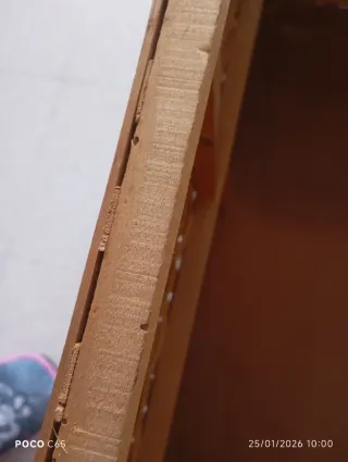 GRAN Baúl ratán mimbre y madera