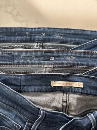 Lote 3 Pantalones Tejanos Levi's Talla 38