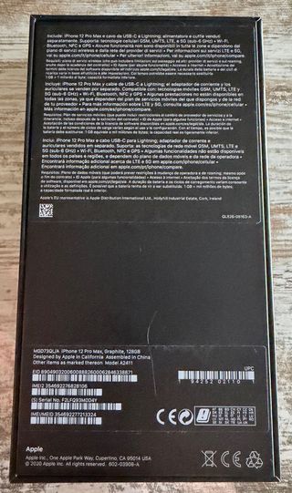 iPhone 12 Pro Max 128GB Azul Pacífico 6,7”