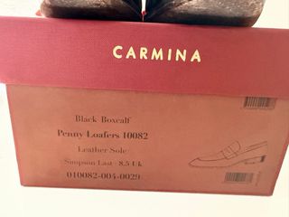 Mocasines Carmina de Piel Negra