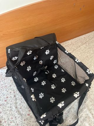 Transportín Coche Perro Plegable