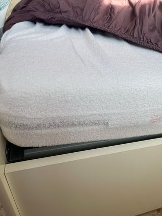 2 colchones de tela para diván de ikea Hemnes.