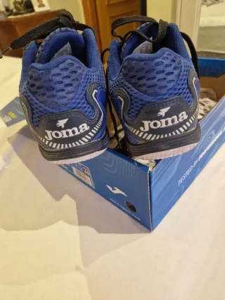 Zapatillas Fútbol Sala Joma Azul y Negro
