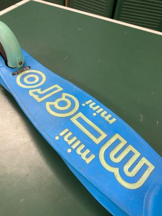 Patinete Micro Mini azul 3 ruedas