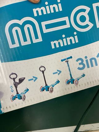 Patinete Micro Mini azul 3 ruedas