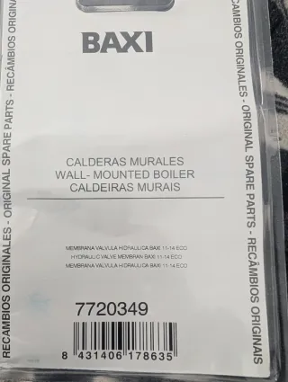Membrana baxi Calentador 11-14 Eco
