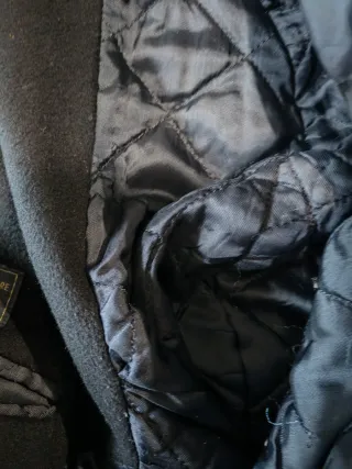 Cappotto Lana Nero Taglia L