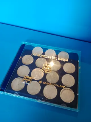 Colección Monedas FC Barcelona Plata
