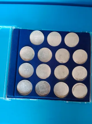 Colección Monedas FC Barcelona Plata