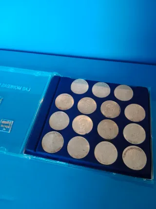 Colección Monedas FC Barcelona Plata