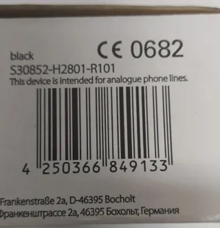 Teléfono Gigaset A116 Negro. Nuevo para estrenar.