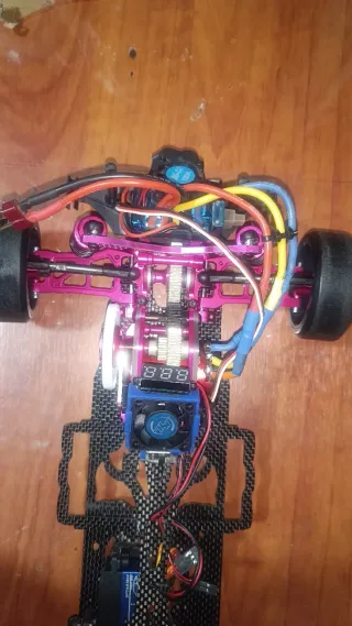 Sakura D4 drift Carbono y Aluminio RC