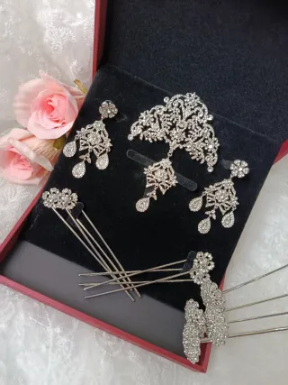 Aderezo de fallera plata a estrenar