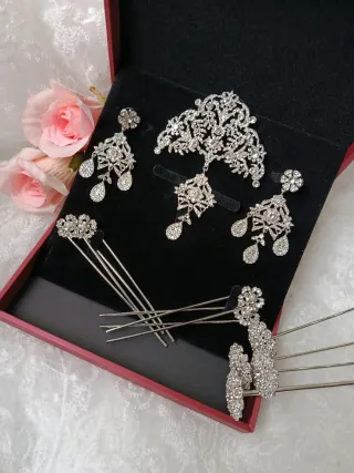 Aderezo de fallera plata a estrenar