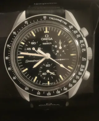 Omega X Swatch mission to the moon reloj original