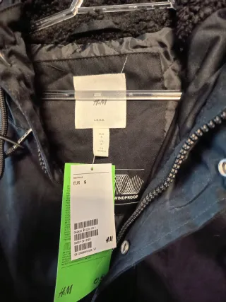 Parka H&M Negra Nueva