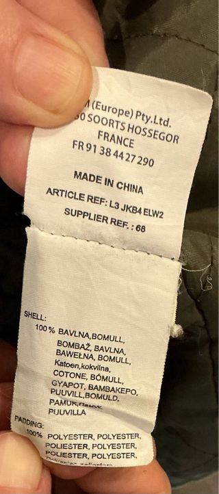 Parka Element con capucha color verde oliva