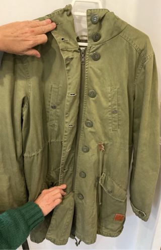 Parka Element con capucha color verde oliva