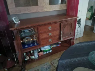 Aparador antiguo madera principios siglo XX