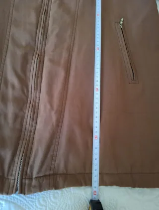 Chaquetón mujer tacto ante forrado pelo