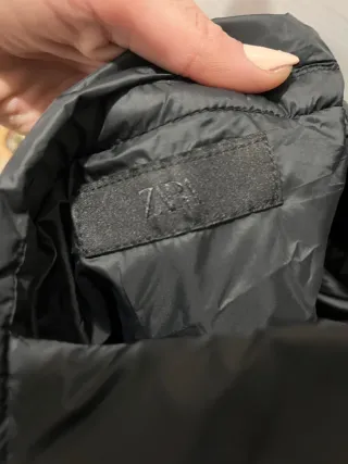 Bolso acolchado Zara Negro