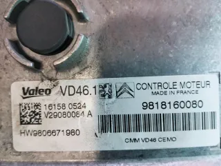 ECU Peugeot y Citroën/VD46.1/ 9818160080