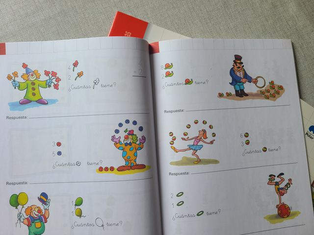 Problemas de matemáticas. 4 Cuadernos.