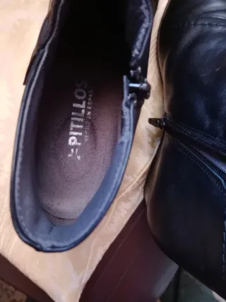 Botines pitillo negros