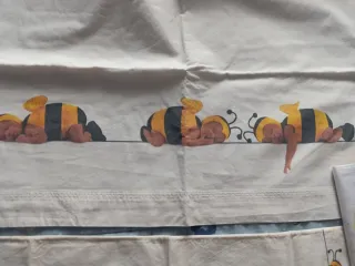 Completo da lettino lenzuola sopra sotto e federa