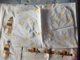 Completo da lettino lenzuola sopra sotto e federa