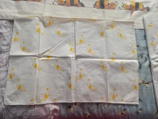 Completo da lettino lenzuola sopra sotto e federa