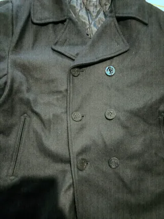 Cappotto misto lana nero taglia L