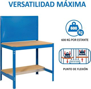 Banco de Trabajo Taller Carga 600 kg