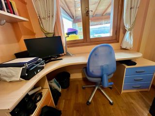 Cama juvenil con cajones y cama supletoria