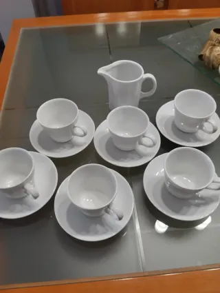 Juego de café de porcelana