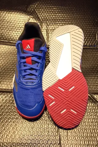 Zapatillas pádel Adidas Azul/Rojo talla 42