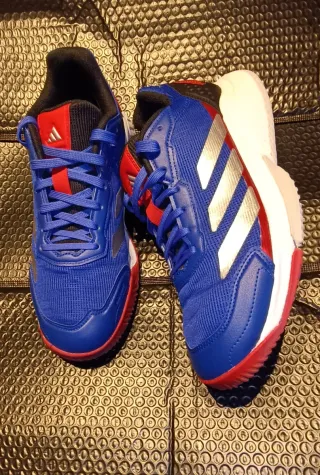 Zapatillas pádel Adidas Azul/Rojo talla 42