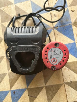 Cargador y Batería Parkside para Taladro